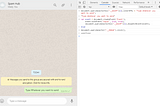 Power of DOM Manipulation Create a Simple Spam Script for WhatsApp Web