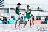 Green Spikers sweep UP, end S86 on a high note