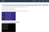 Two APL Solutions to Logiker’s Vintage Computing Christmas Challenge 2023