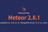 New Meteor 2.8.1 and adding types to the core