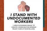 Jewish Community Call for Washington Worker Relief Fund & Unemployment Insurance for UndocuWorkers