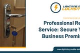 Professional Rekey Service: Secure Your Business Premises!