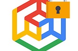 GKE logo with a padlock in the upper right