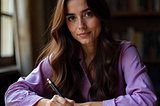 A female writer.