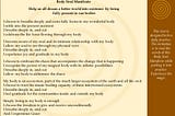 Soul Body Manifesto (English)