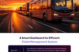Ticket Management System Dashboard UI Design