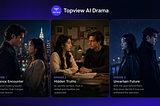 AI short film generation with Topview’s Drama Studio