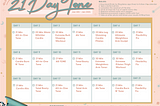 Blogilates 21 Day Challenge