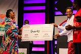 eCampus presents GH¢2,000,000 Award to all 80 participating schools in The Sharks Quiz