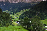 Mountain Valley, Grindelwald, Switzerland