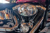 Harley-Davidson Fat Boy engine.