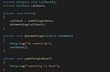 Callbacks In C# And Unity