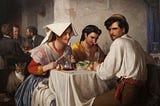 “In a Roman Osteria” (1866) by Danish painter Carl Heinrich Bloch.