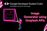 Image Generator using Unsplash APIs