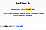 Using Meilisearch full-text search engine with Rails