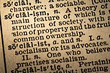 On the use of the word “socialism”