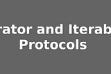 Javascript: Iterator and iterable protocols