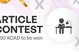 XCAD Network Article Competition