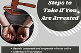 Steps to Take If You Are Arrested