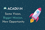 Acadian Ventures — Big Milestones, New Partner, New Opportunity