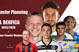 Transfer Planning 25/26 SL Benfica