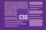 The CSS logo in front of a skeleton UI template