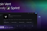 Join the VENT Sprint on Zealy with $500 up for grabs