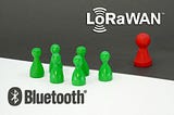 What is the difference between Bluetooth and LoRaWAN?