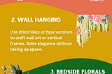 How Lily Flowers Style Your Home? [Infographic Explanation]