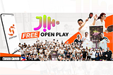 Jing FREE open play using Sports360 App!