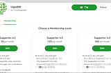 membership subscriptions ko-fi levels tiers payment