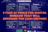 6 Free AI Tools for Digital Nomads That Will Surprise You (2024 Edition)