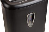 Amazon Basics 8-Sheet Capacity, Cross-Cut Paper and Credit Card Shredder, 4.1 Gallon