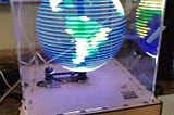 Mercator: An ESP32-based spherical persistence-of-vision display