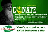 Fundraising For Edhi Foundation