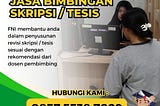 WA 0857–5538–7029 Rekomendasi Konsultasi Skripsi Manajemen Sumber Daya Manusia di Malang