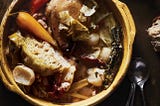 Hearty Vegetable Stew with Duck Confit and Cabbage (Garbure Gasconne!#)