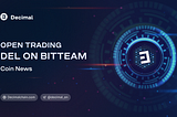 DEL trading is open on BitTeam