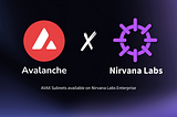 Create a Blockchain with Avalanche Subnets with Nirvana Labs