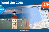 Track and broadcast your sailing on the 68th Rund Um in KWINDOO