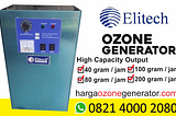 Ady Water Jual Ozone Generator 80 gram / jam untuk Industri