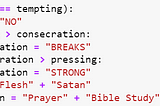 Use of Python Programming language to explain the concept of Consecration in a Loop