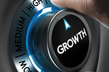 growth dial — high, medium, low