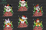 Bundle Christmas Character Svg Png, Christmas Squad Svg, Christmas Friends Svg, Holiday Season Svg, Xmas Svg