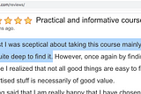 Reviews on ESLinsider’s courses