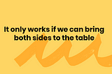 Writing two sides of one transaction