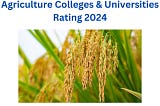 Agriculture Colleges and Universities Rating 2024: India, States & Cities