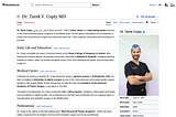 You will get a page on WikiAlpha and WikiGenius