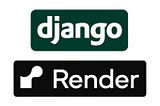 Django Logo & Render Logo