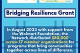 $80,000 invested in grassroots nonprofits nationwide to build belonging between new neighbors and…